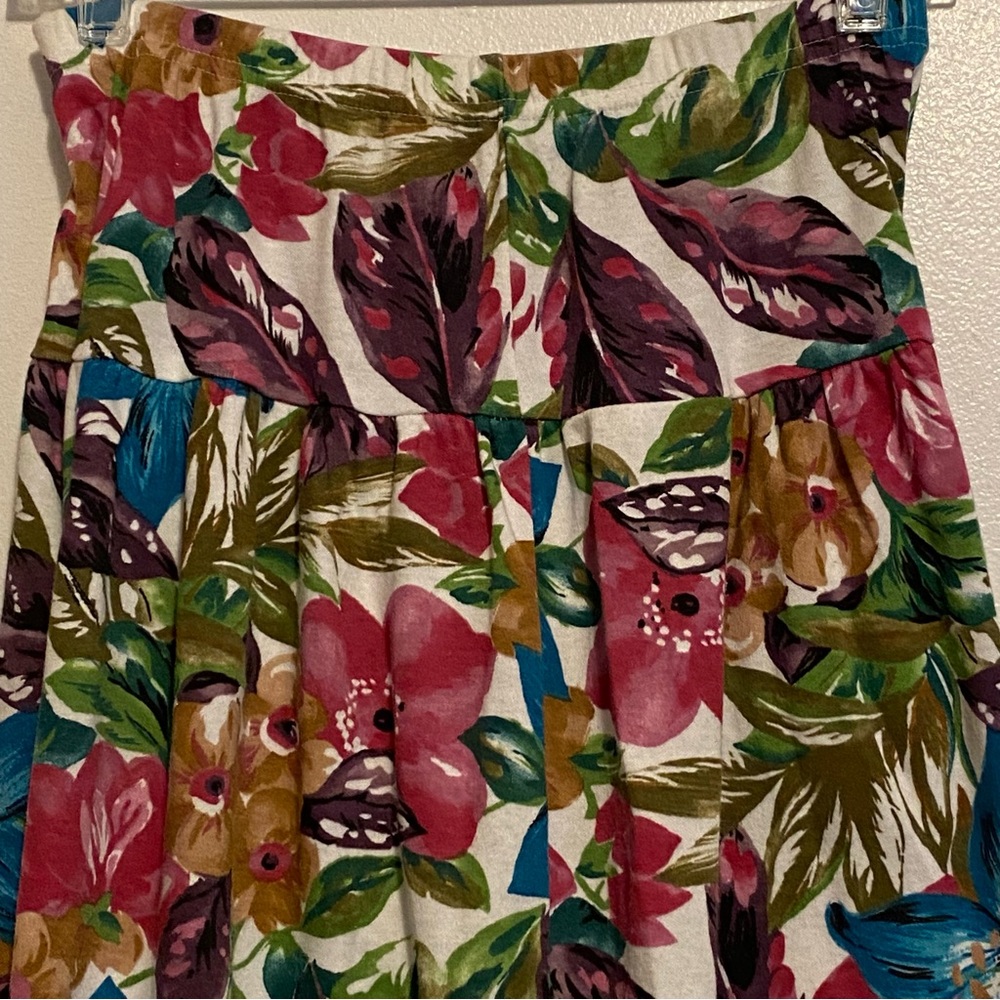 Vintage Top & Skirt Outfit Cristin Stevens Sports Floral Women’s Medium USA - Picture 5 of 15